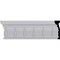 Ekena Millwork 4 3/4"H x 1 3/8"P x 94 1/2"L Seville Bead & Barrel Chair Rail MLD04X01SE - alternate 1